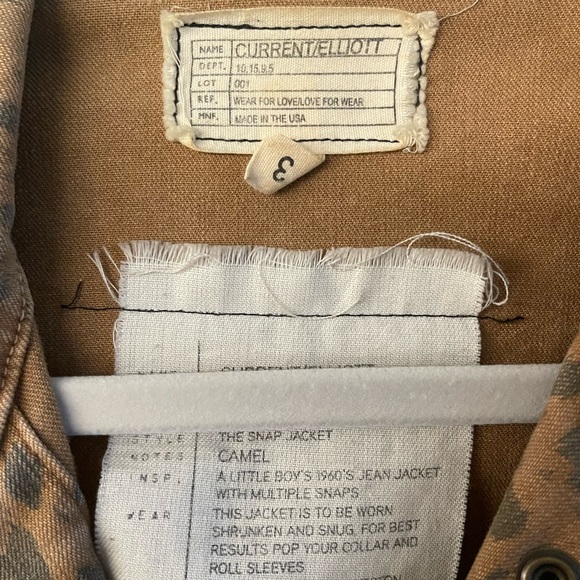 Current Elliot Denim Leopard Jacket - Picture 3 of 3